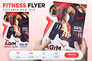 5 Fitness Flyer Bundle / Gym Flyer, a Flyer Template by Ammad (Thumbnail 2 of 6)