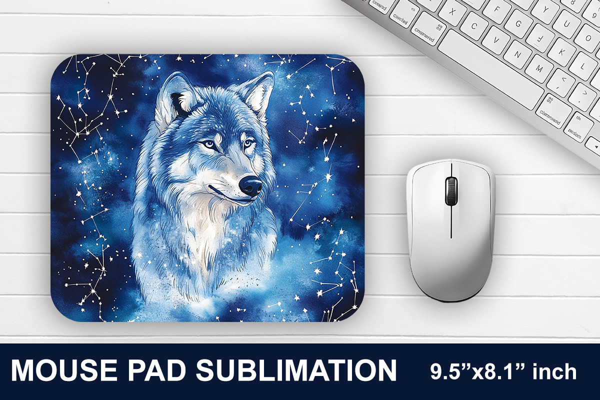 Wolf Mouse Pad Sublimation Bundle, a Graphic by crative8112 (Photo 4 of 11)