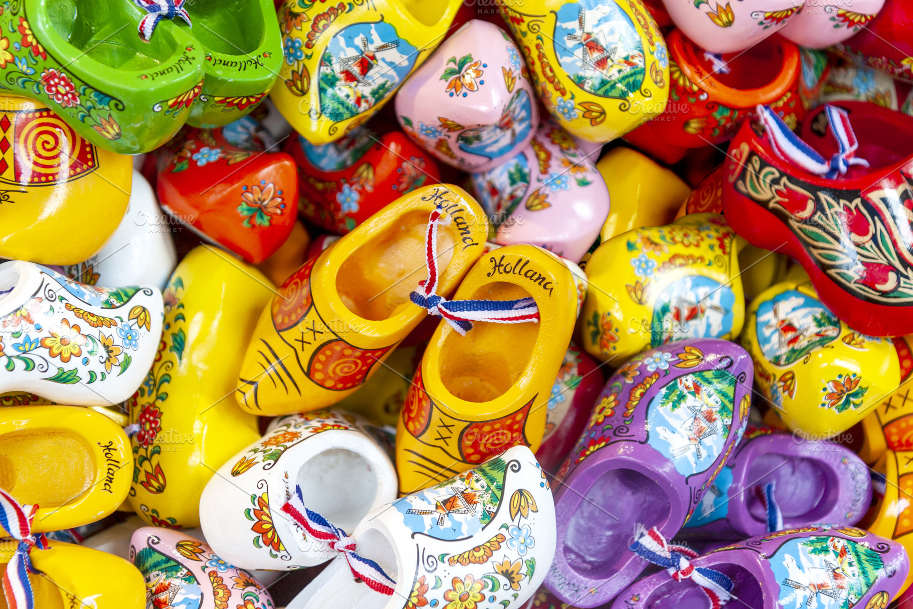 Dutch wooden souvenir clogs for sale, an Arts & Entertainment Photo by BOOCYS