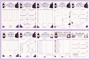 2027 Mystic Witch Planner & Workbook, a Stationery Template by Designmela01 (Thumbnail 3 of 6)