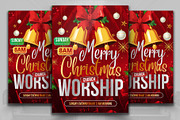 Christmas Service Church Flyers, a Design Template by Design Up (Thumbnail 2 of 4)