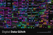 Digital Data Glitch V03, a Background Graphic by dvtchk (Thumbnail 3 of 6)