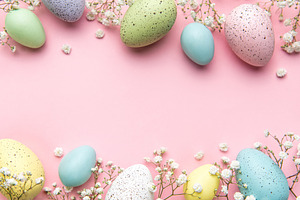 Happy Easter holiday greeting card., a Holiday Photo by Olena Rudo