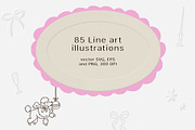 Christmas Embossed Frames & Line art, a Texture Graphic by divanovskaya_nv (Thumbnail 11 of 16)