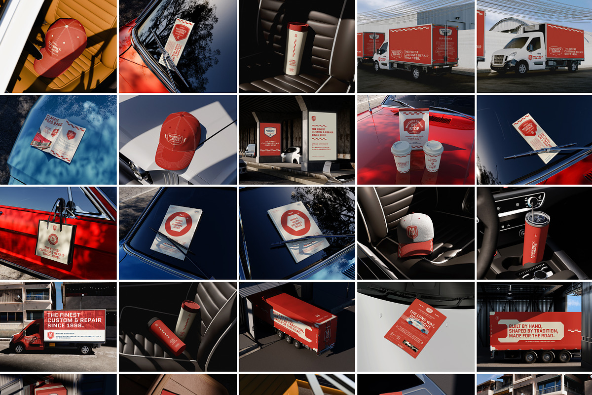 Automotive Vehicle Mockups, a Mockup by Vitora Mockup (Photo 2 of 15)