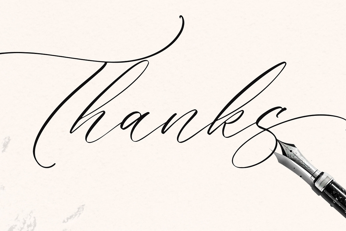 Brightera Himalaye Beautiful Script, a Script Font by Letterena Studios Script (Photo 15 of 15)