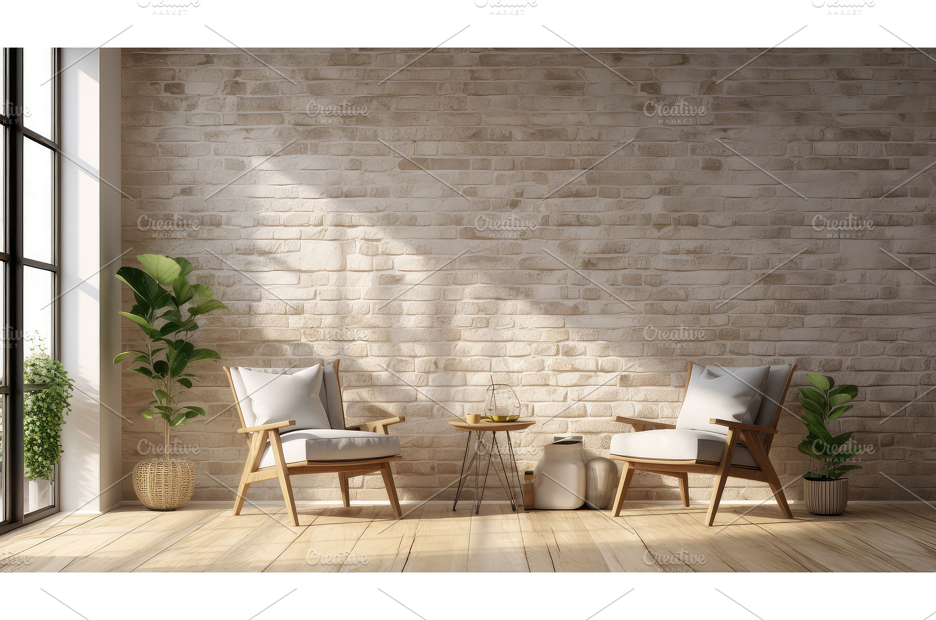 backdrop light brick texture ai, a Background Photo by pikepicture
