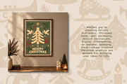 Retro Christmas Clipart: 50 Graphics, an Object Illustration by BAGIRA | Studio (Thumbnail 2 of 5)