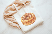Pastries Watercolor Clipart Set, an Illustration by Watercolor design (Thumbnail 6 of 12)
