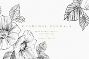 Charcoal Florals, an Illustration by Create The Cut (Thumbnail 5 of 5)