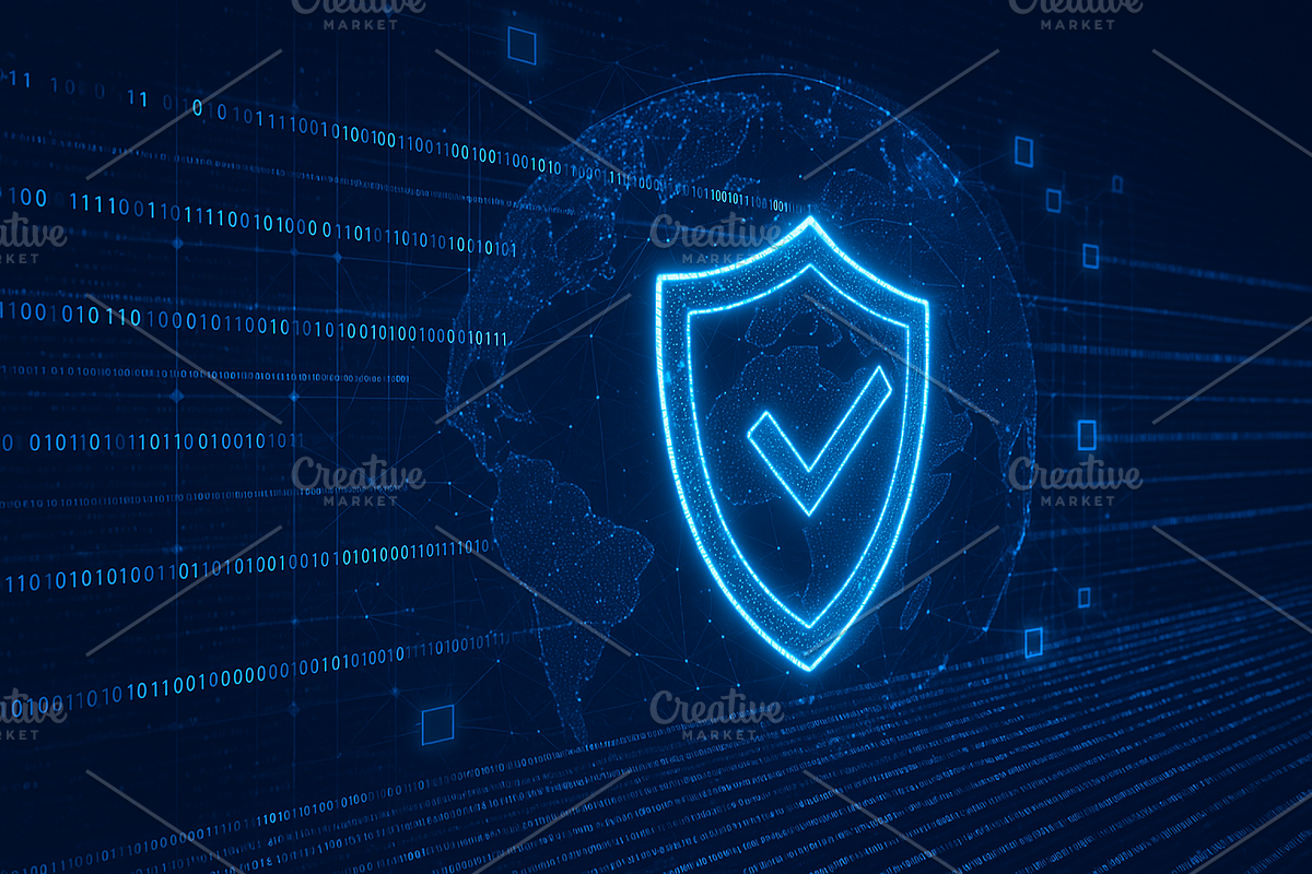Cyber Security Concept With Shield, a Technology Photo by Design_Planet (Photo 1 of 4)