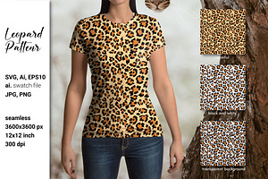 Leopard pattern. Leopard print