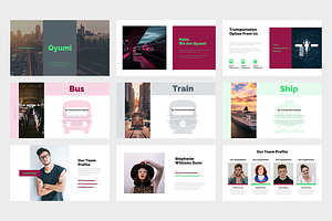 Qyumi : Transportation Google Slides