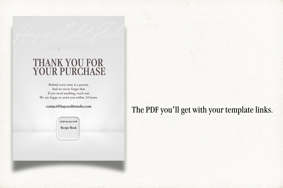 READY | Recipe Book Canva Template, a Templates & Theme by Hayes Edit Studio (Photo 9 of 9)