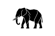 Elephant Vector Elements Bundle, an Animal Illustration by balal (Thumbnail 11 of 18)