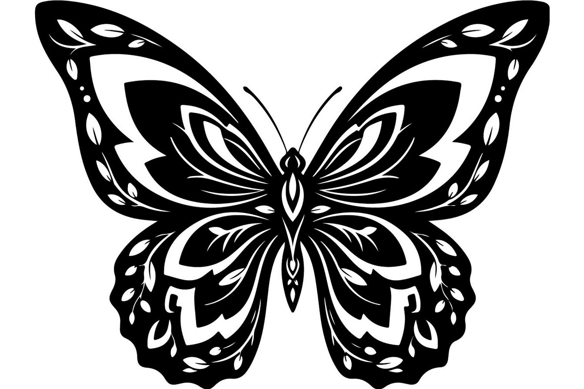 Decorative Butterfly Silhouette, an Object Graphic by Creativeshirt (Photo 12 of 16)
