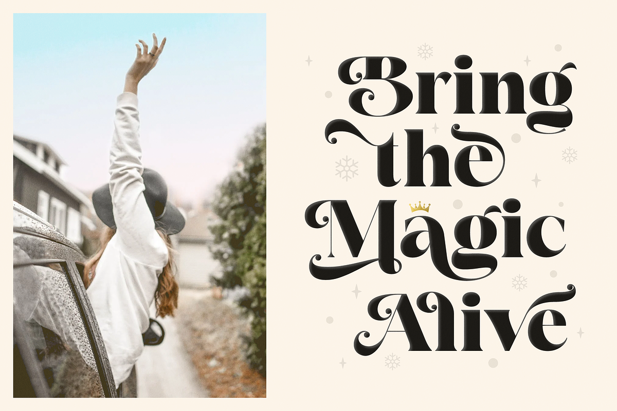 Mighe Huntera - Retro Modern Serif, a Serif Font by Namara Creative Studio (Photo 2 of 14)