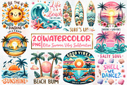 Retro Summer Vibes Sublimation, an Illustration by Designworld (Thumbnail 1 of 6)