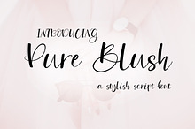Pure Blush Stylish Script Font