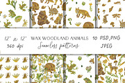 Hand Drawn Kids Crayon Forest Friend, a Pattern Graphic by Lucyinyourheart (Thumbnail 1 of 10)