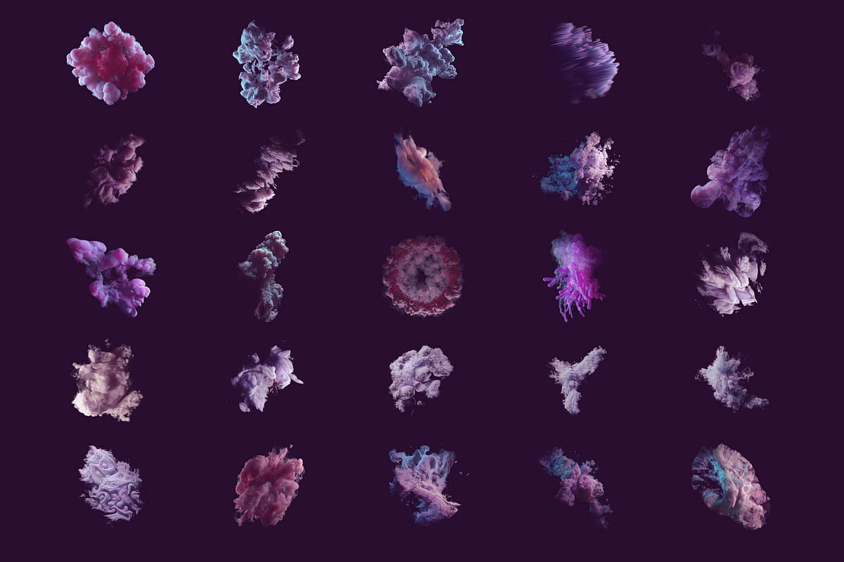 Volumetrics: 25 Vapor Formations, an Object Graphic by RuleByArt (Photo 19 of 19)