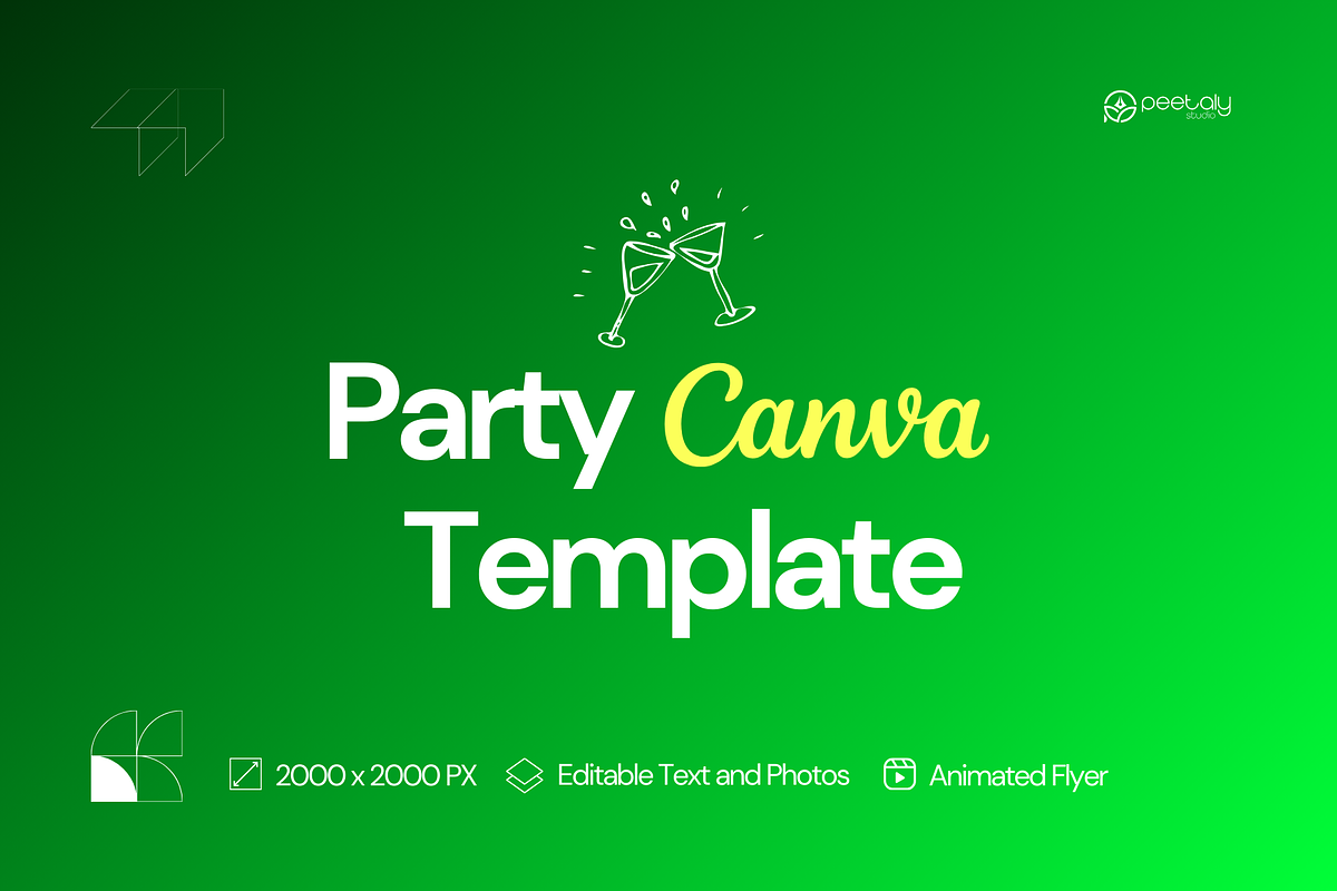 Summer Vibes Flyer Animated Template, a Flyer Template by PeetalyStudioDesigns (Photo 3 of 6)
