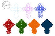 CROSS Multilayer Template,Wall Decor, a Design Template by LaserCutano (Thumbnail 4 of 7)