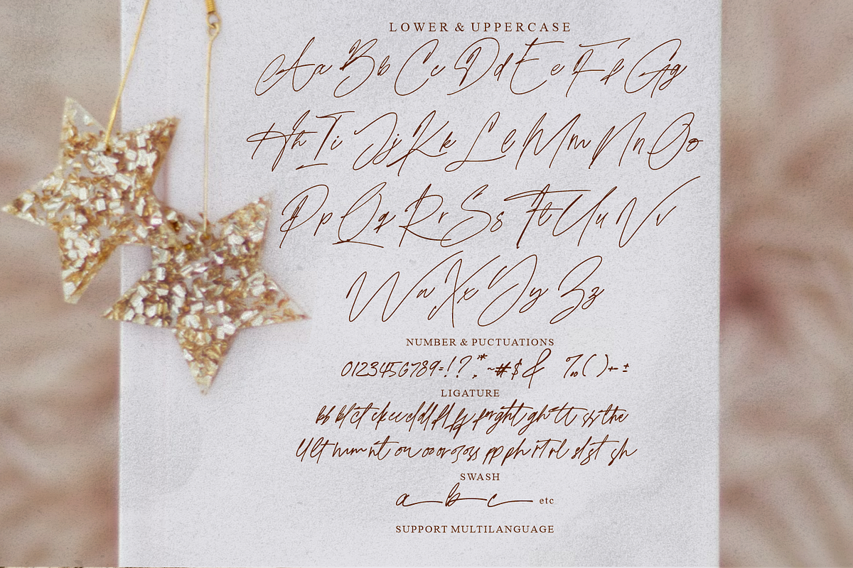 Lattus Brighteny Handwritting, a Script Font by Glyphstyle (Photo 6 of 8)