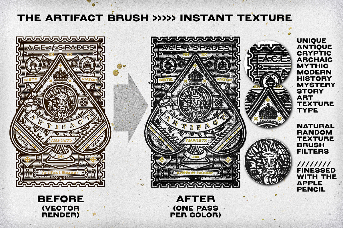 The Artifact Texture Brush Studio, a Brush Add-On by Artifact Bazaar (Photo 5 of 19)