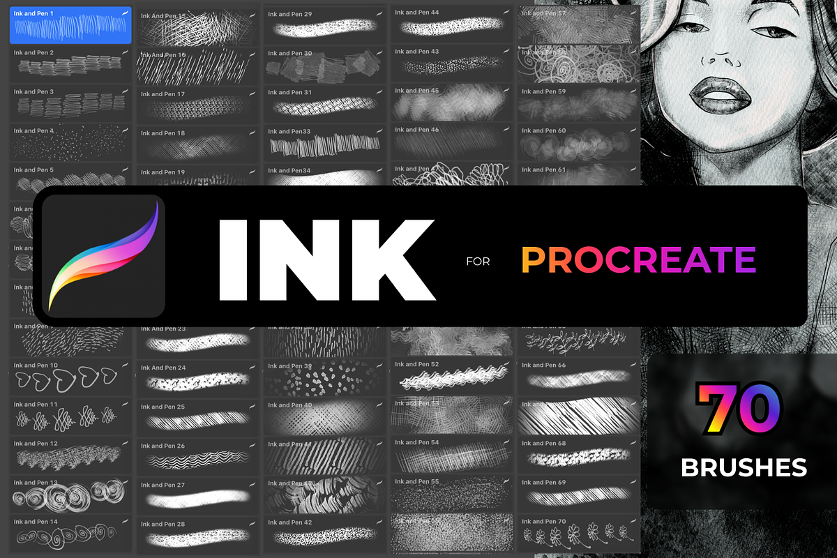 1460 brushes  BUNDLE, a Brush Add-On by Graphics Resources (Photo 14 of 29)