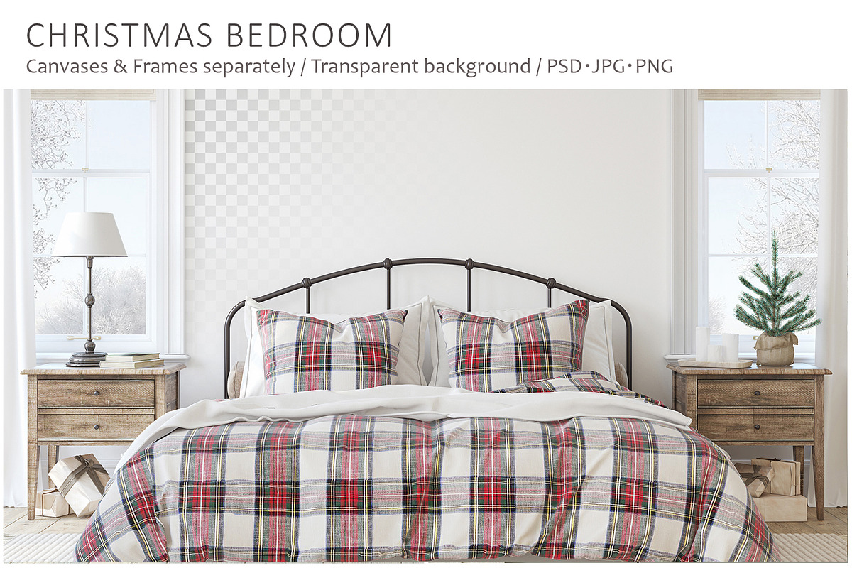 BIG BUNDLE Christmas Mockups, a Poster Template by MyHomeMockups (Photo 9 of 11)