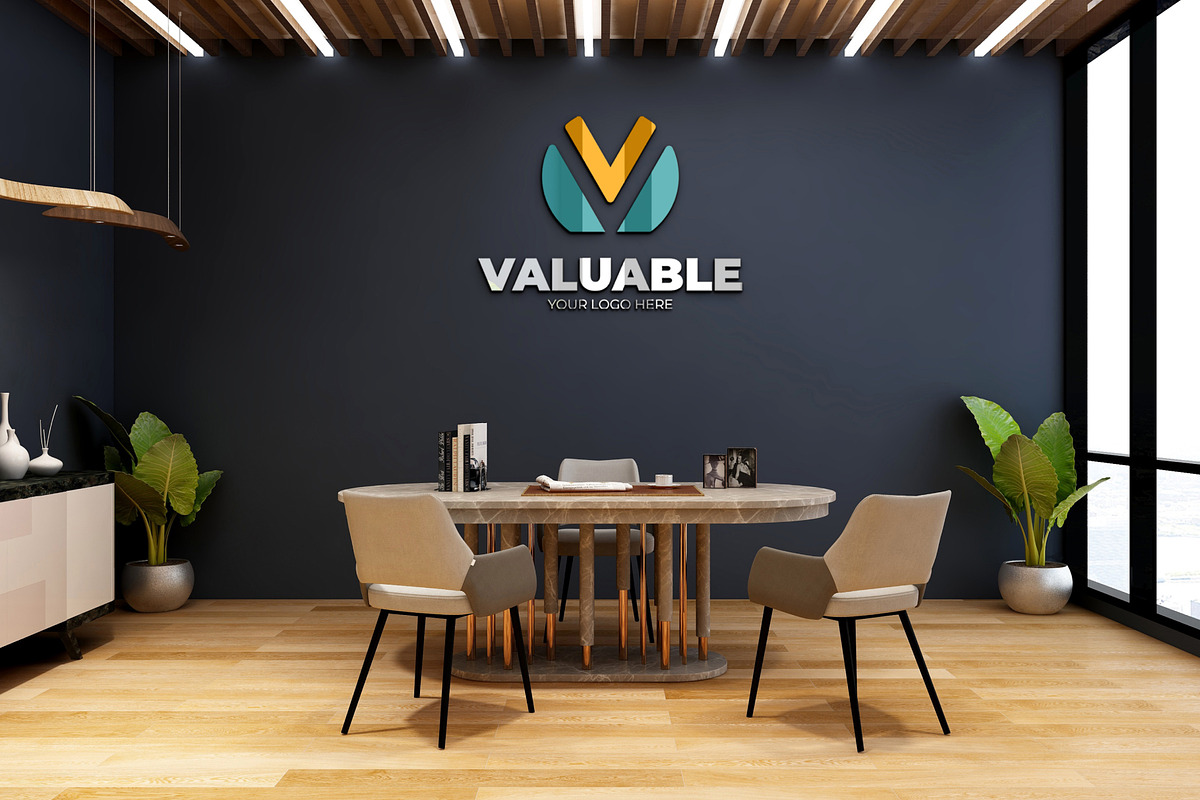 PSD Minimalist Office Logo Mockup, a Product Mockup by Ayy (Photo 8 of 23)