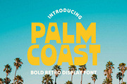 Palm Coast - Bold Retro Display Font, a Font by Studio Moara (Thumbnail 1 of 9)