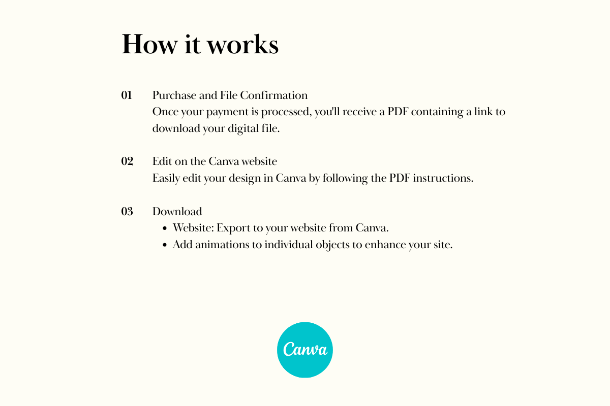 Minimalist Canva Portfolio Website, a Landing Page Template by batang (Photo 5 of 5)