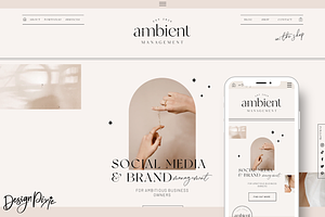 Wix Website Template - Ambient