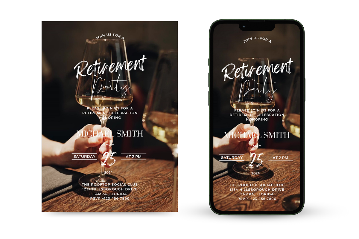Retirement Party Invitation
