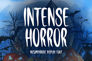 Intense Horror Typeface