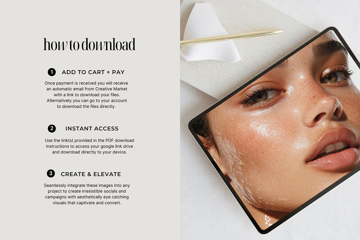 100 Beauty Skincare Stock Photos, a Beauty & Fashion Photo by COCO Designs (Photo 19 of 20)