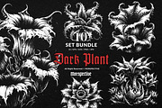 10 Bundle Dark Art Plant Scary, an Illustration by Morspective (Thumbnail 1 of 7)