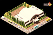 Vector isometric world map elements, an Object Illustration by tele52 (Thumbnail 15 of 39)