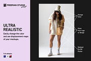 Hoodie Mock-Up Set, a Hoody Mockup by Freeman Studio (Thumbnail 4 of 14)