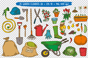Garden Elements Collection, an Object Graphic by DeepFuze (Thumbnail 2 of 4)