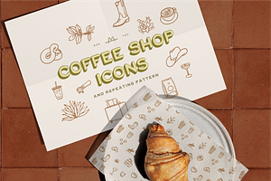 Handmade Coffee Shop Icons