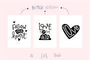 Love collection - 3 love letterings, an Illustration by Camila Dinnebier (Thumbnail 5 of 5)