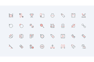 Traditional food & dishes icons, a Food Illustration by Lemberg Vector
