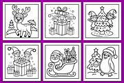 Cozy Christmas Coloring Book, a Seasonal Illustration by Coco Bloom (Thumbnail 2 of 4)