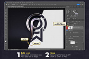 Metal Logo Mockups, a Branding & Logo Template by Andrew Skoch Design (Thumbnail 2 of 6)