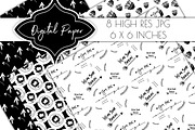 scandinavian digital paper, pattern, a Pattern Graphic by Personal Epiphany (Thumbnail 3 of 3)