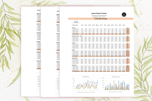 3 Year Sales Forecast Spreadsheet