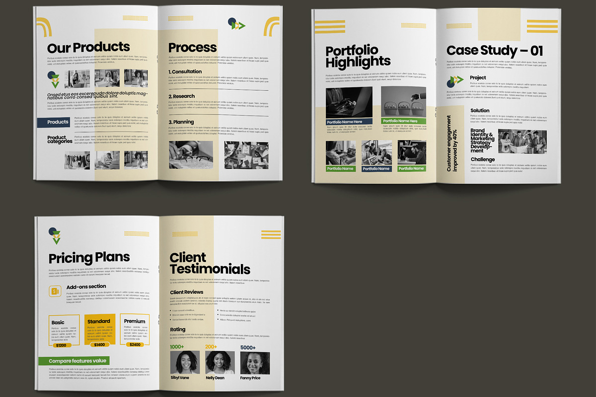 Professional Business Profile, a Brochure Template by ContestDesign (Photo 4 of 4)